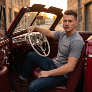 Men's Classic & Kustom Bombs T-Shirt Grey