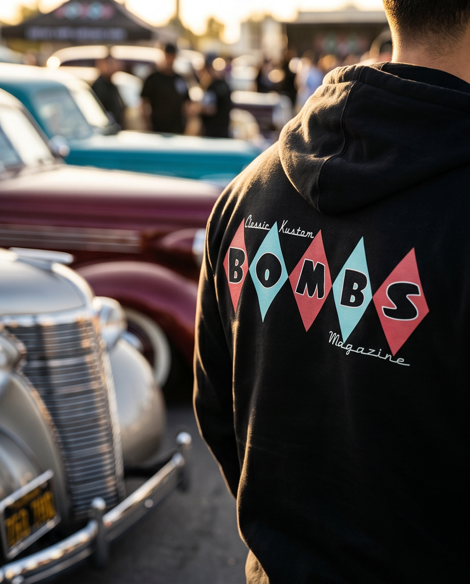 Bombs Magazine Zip-Up Hoodie - Image 3