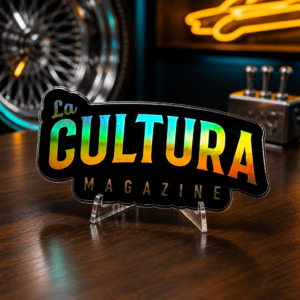 La Cultura Magazine Holographic Logo Sticker