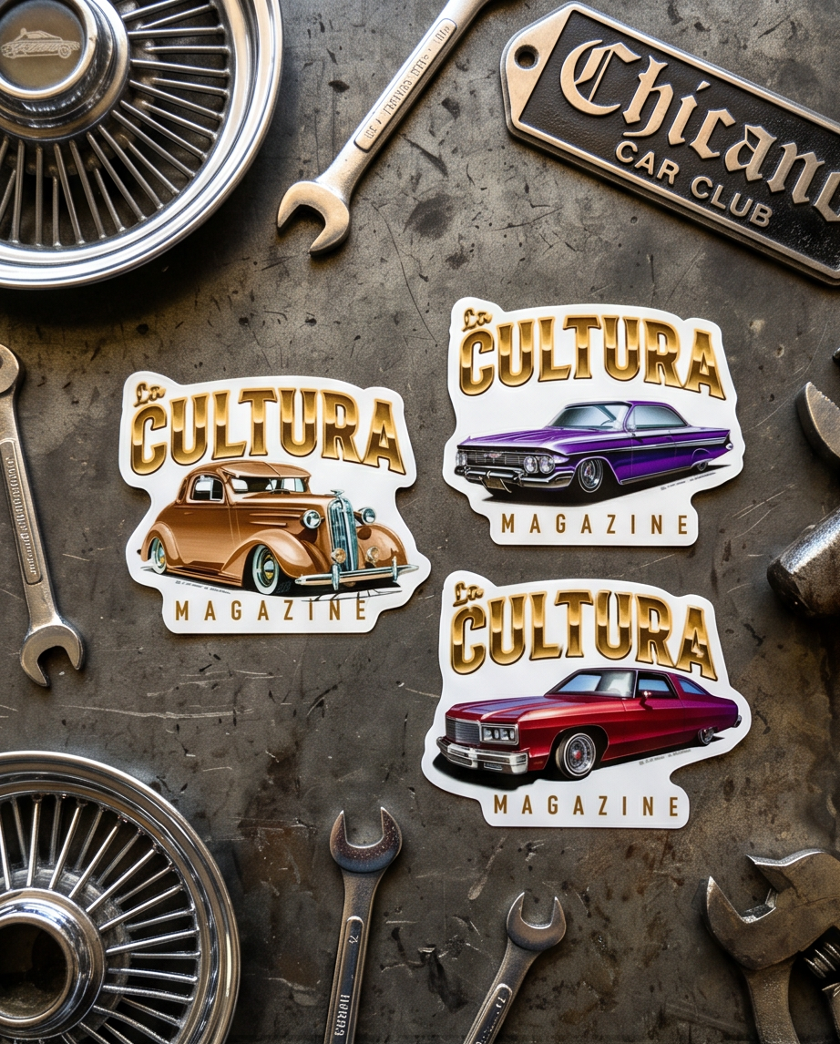La Cultura Magazine Glass House Sticker - Image 3