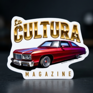 La Cultura Magazine Glass House Sticker