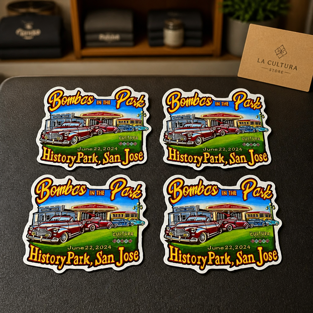 Bombas in the Park #1 Sticker - Image 2
