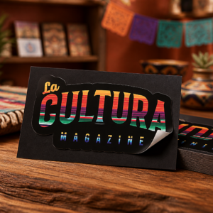 La Cultura Magazine Sarape Logo Sticker