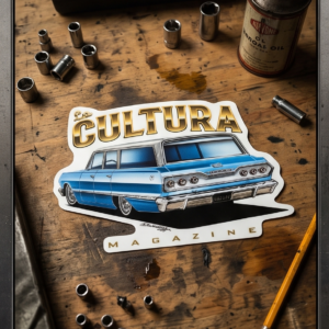 La Cultura Magazine 63 Impala Wagon Sticker