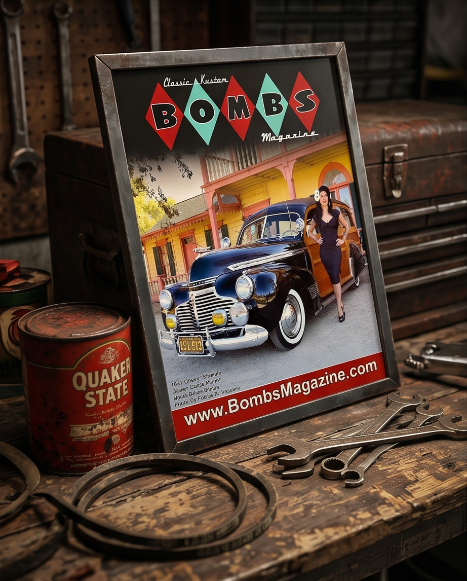 Classic & Kustom Bombs Magazine Cover Poster #2 - Image 2