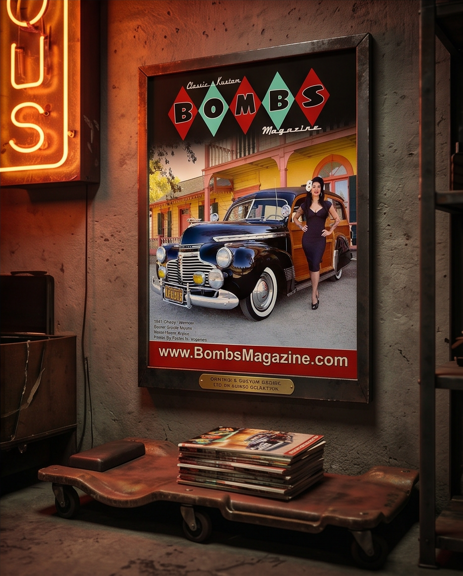 Classic & Kustom Bombs Magazine Cover Poster #2