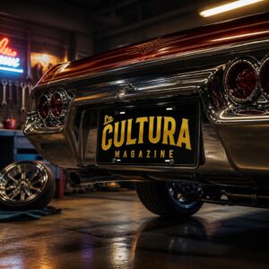 La Cultura Magazine License Plate