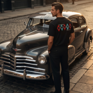 Men's Classic & Kustom Bombs T-Shirt Black