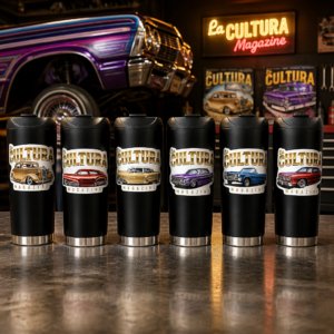 La Cultura Magazine 16 oz Black Tumbler