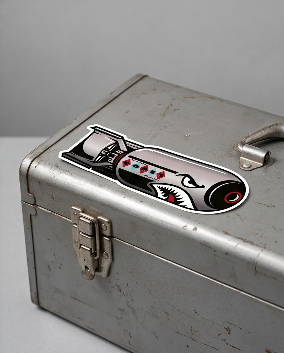 Classic & Kustom Bombs Magazine Bomb Sticker - Image 2