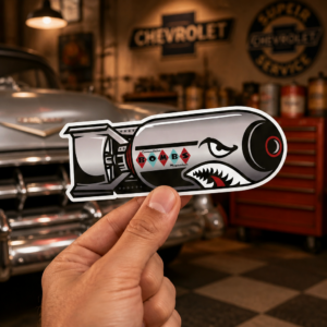 Classic & Kustom Bombs Magazine Bomb Sticker