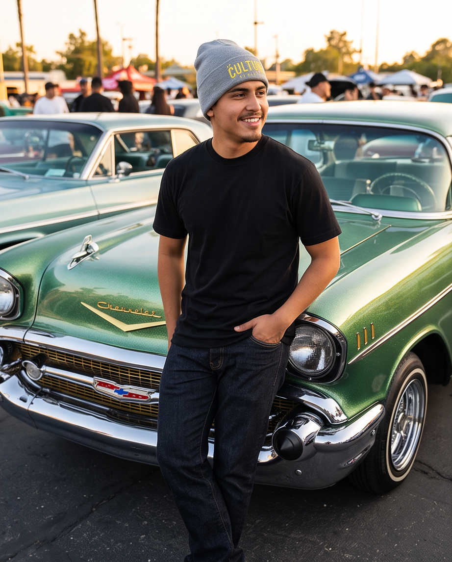 La Cultura Magazine Grey Beanie - Image 3