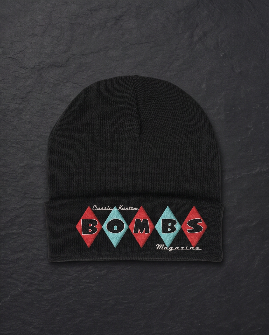 Bombs Magazine Black Beanie - Image 3